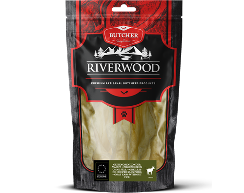 Riverwood Geitenoren zonder vacht 100 gram