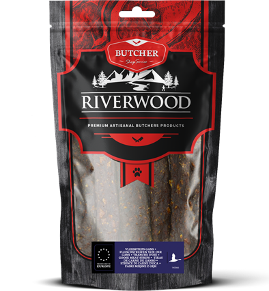 Riverwood Meat Strips Goose 150 grams