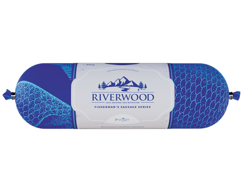 Riverwood natvoer Kabeljauw Visworst 800 gram