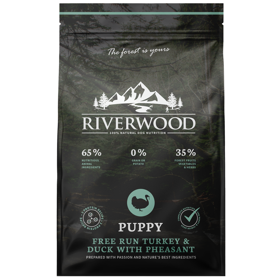 Riverwood Puppy - Kalkoen & Eend met Fazant 2 kg