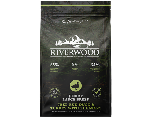 Riverwood Junior Large Breed - Turkey & Duck with Pheasant