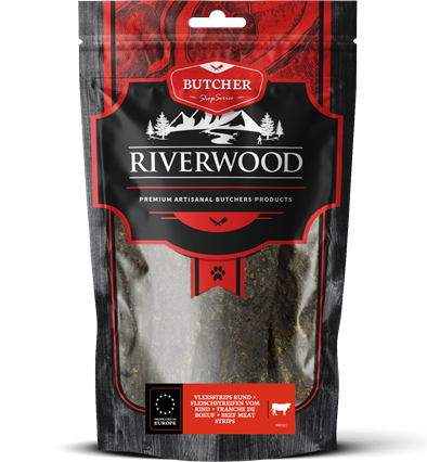 Riverwood Vleesstrips Rund 150 gram