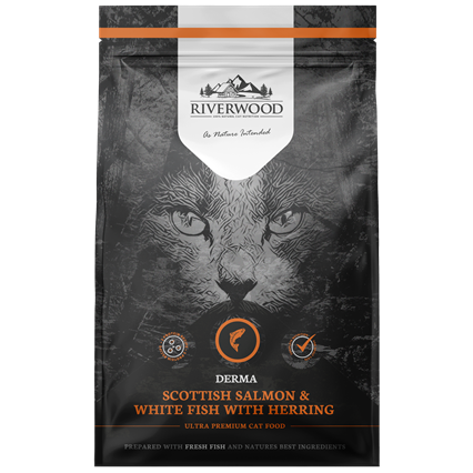 Riverwood Derma Cat - Salmón escocés y pescado blanco con arenque