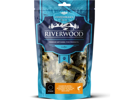 Riverwood Zalmhuid bites 100 gram