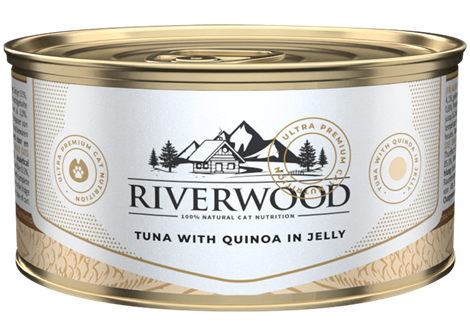 Riverwood Multipack Nassfutter fü Katze Shirasu Quinoa Garnelen 6x85 gram