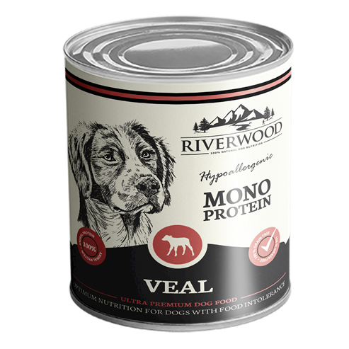 Riverwood wet food mono protein Veal 400 grams