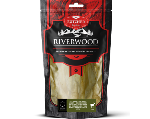 Riverwood Ziegenohren ohne Fell 100 Gramm