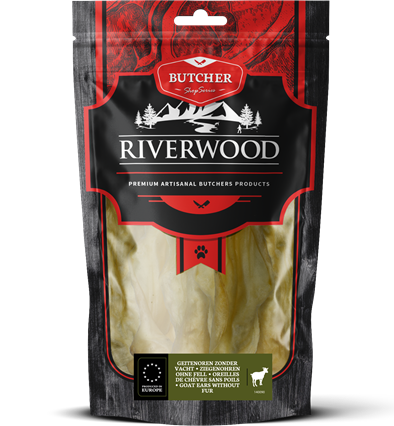 Riverwood Geitenoren zonder vacht 100 gram