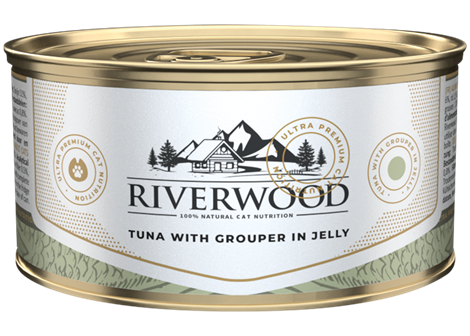 Riverwood Multipack wet food Sawfish, Sea bass Tuna 6x85 grams