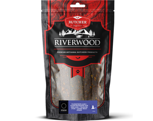 Riverwood Fleischstreifen Gans 150 Gramm