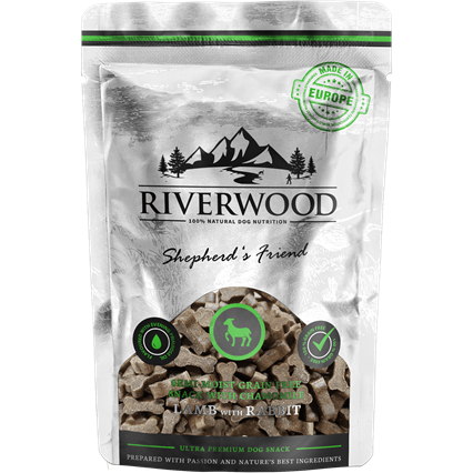 Riverwood Snack Shepherd’s Friend – Lamm & Kaninchen 200 Gramm