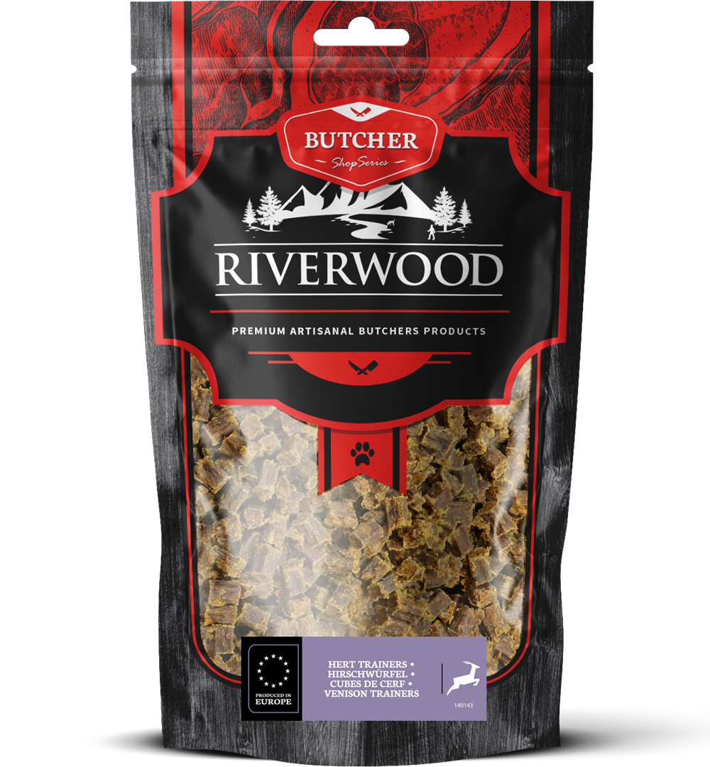 Riverwood Hert Vleestrainers 150 gram