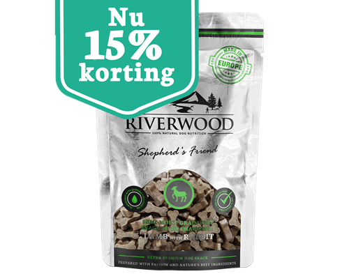 Riverwood snack Shepherd’s Friend – Lam & Konijn 200 gram