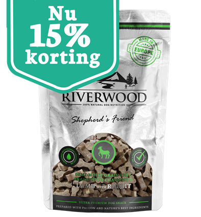 Riverwood snack Shepherd’s Friend – Lam & Konijn 200 gram