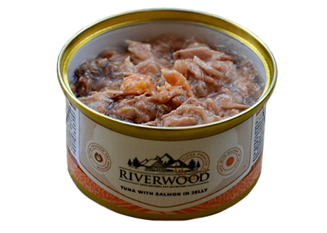 Riverwood Tuna With Salmon in Jelly 85 grams