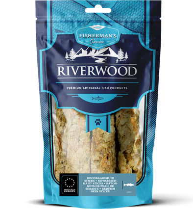 Riverwood Redfish skin sticks 200g