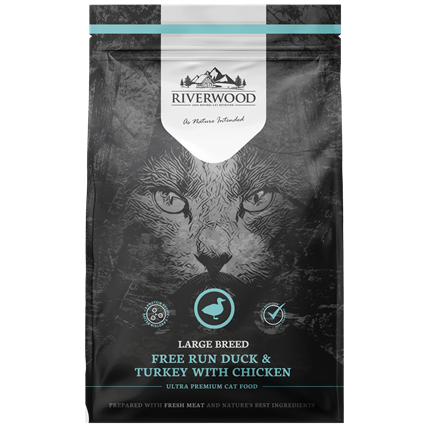 Riverwood Large Breed Cat - Duck & Turkey with Chicken
