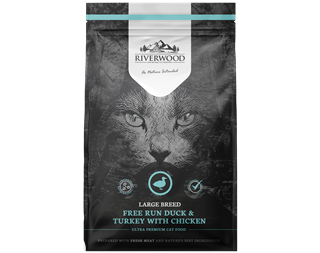 Riverwood Large Breed Cat - Ente & Truthahn mit Huhn