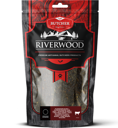 Riverwood Vleesstrips Rund 150 gram