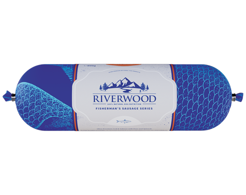 Riverwood natvoer Kabeljauw & Zalm Visworst 800 gram