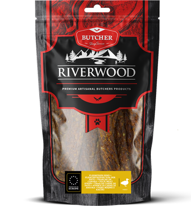 Riverwood Fleischstreifen Ente 150 Gramm
