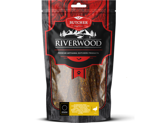 Riverwood Vleesstrips Eend 150 gram