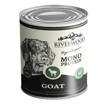 Riverwood wet food mono protein goat 400 grams