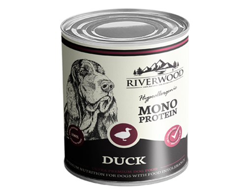 Riverwood natvoer mono proteïne eend 400 gram