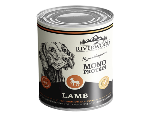 Comida húmeda Riverwood mono proteína cordero 400 gramos