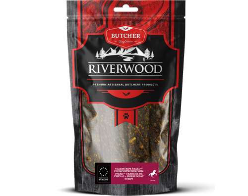Riverwood Vleesstrips Paard 150 gram