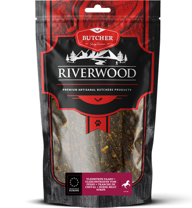 Riverwood Meat Strips Horse 150 grams
