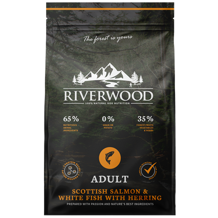 Riverwood Adult Hondenvoer - Zalm, Witvis & Haring