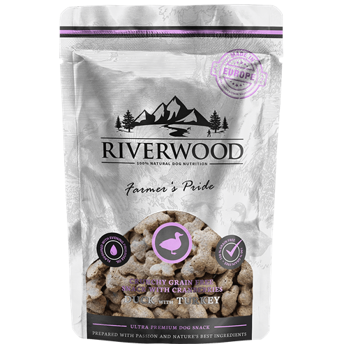 Riverwood snack Farmer’s Pride – Eend & Kalkoen 200 gram