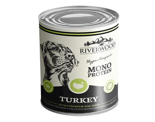 Riverwood wet food mono protein Turkey 400 grams