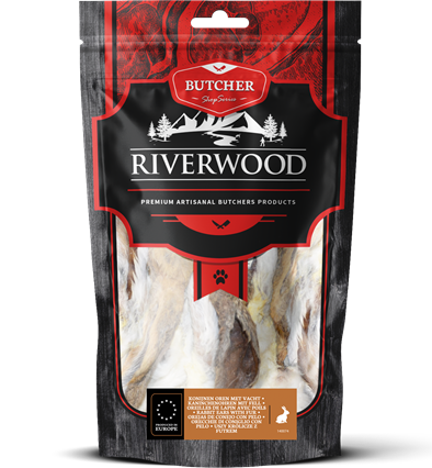 Riverwood Rabbit Ears with hair 100 grams