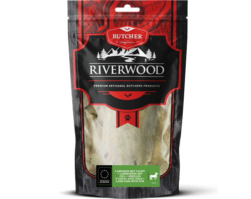 Riverwood Lämmerohren mit Fell 100 Gramm