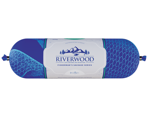 Riverwood natvoer Kabeljauw & Makreel Visworst 800 gram