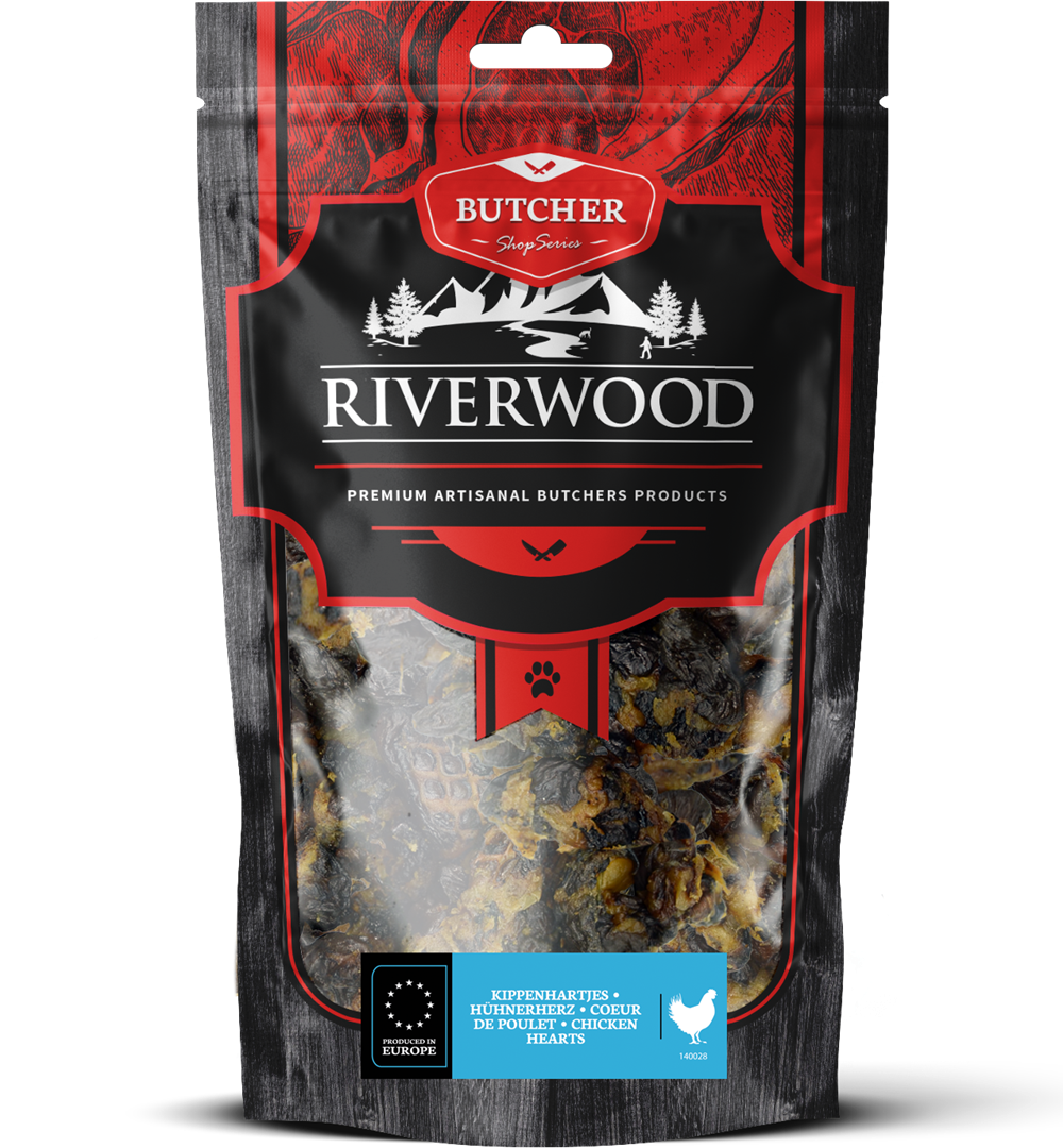 Riverwood Kippenhartjes 150 gram