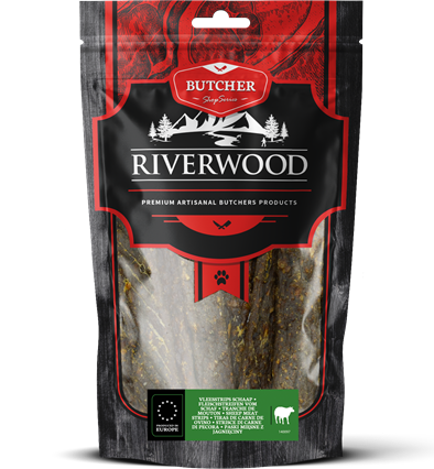 Riverwood Fleischstreifen Lamm 150 Gramm