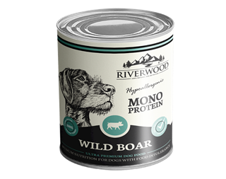Riverwood natvoer mono proteïne wildzwijn 400 gram