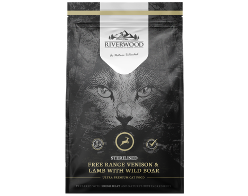 Riverwood Sterilized Cat - Venison & Lamb with Wild Boar