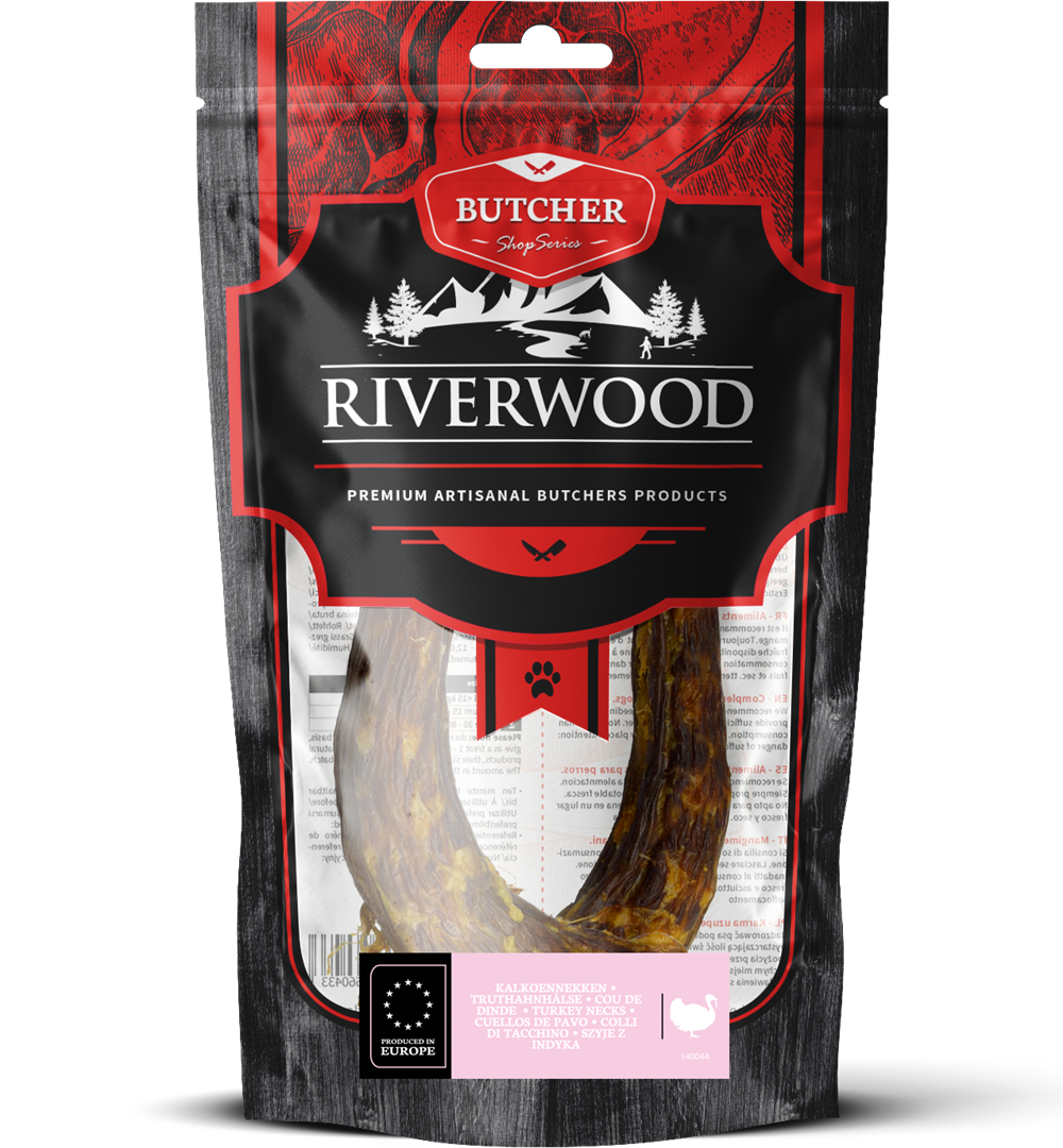 Riverwood Kalkoennekken 200 gram
