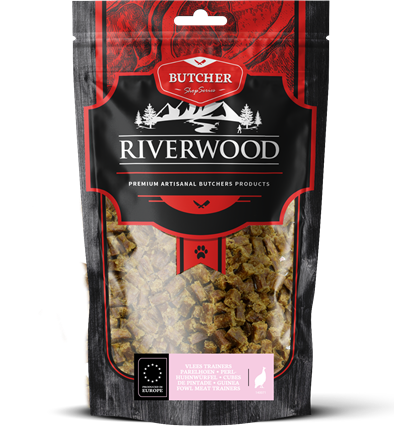 Riverwood Parelhoen Vleestrainers 150 gram