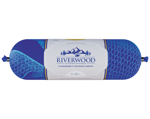 Riverwood natvoer Kabeljauw & Forel Visworst 800 gram